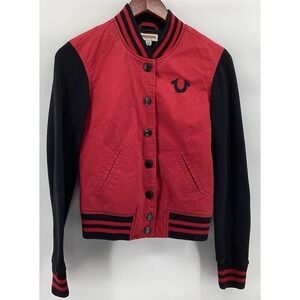 TRUE RELIGION BRAND Women Varsity Jacket Size XS